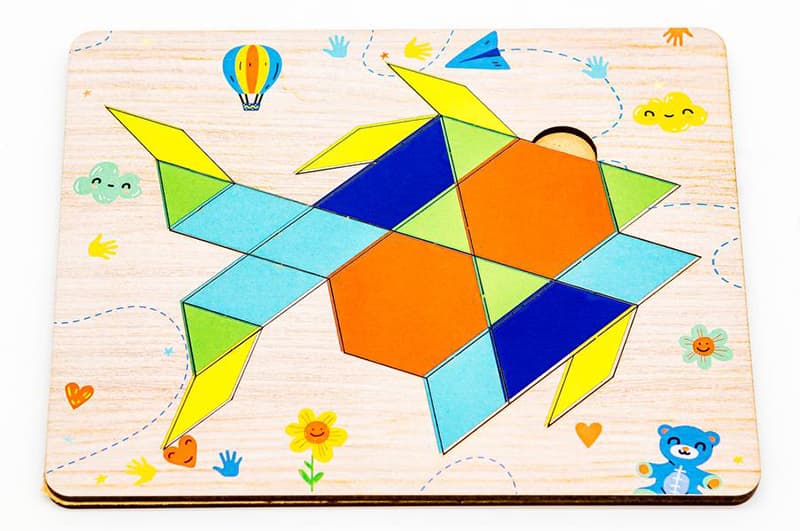 Дерев’яна головоломка «Танграм Рибка» PuzzleOK Puz-96896