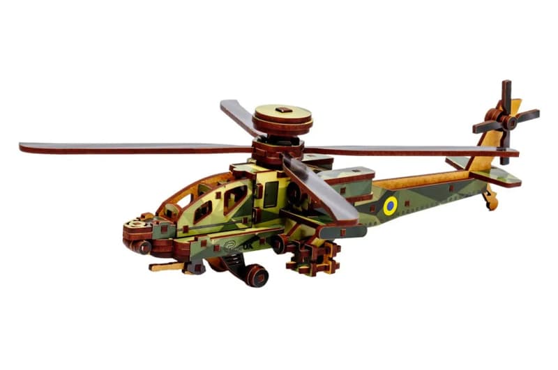 Конструктор Puz-00954 Sky Chopper, дерев'яний PuzzleOk, фото 3