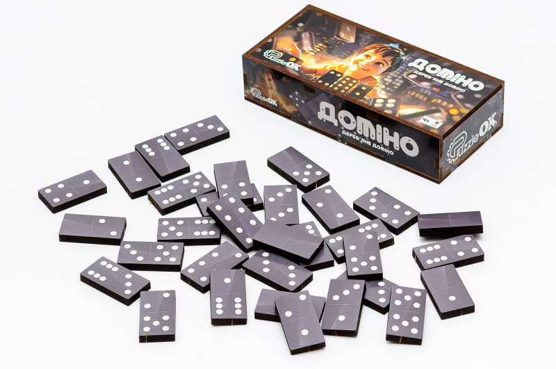 Доміно Puz-22929 в дерев'яній коробці  р.15x7x3,2см PuzzleOk