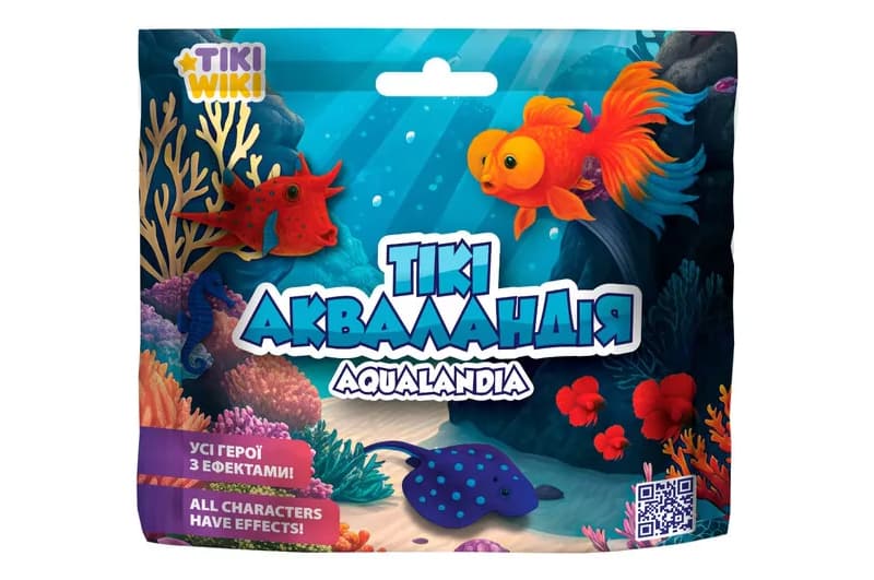 Стретч-іграшка у вигляді тварини SQ001 TIKI WIKI – ТІКІ АКВАЛАНДІЯ (у диспл.), фото 3
