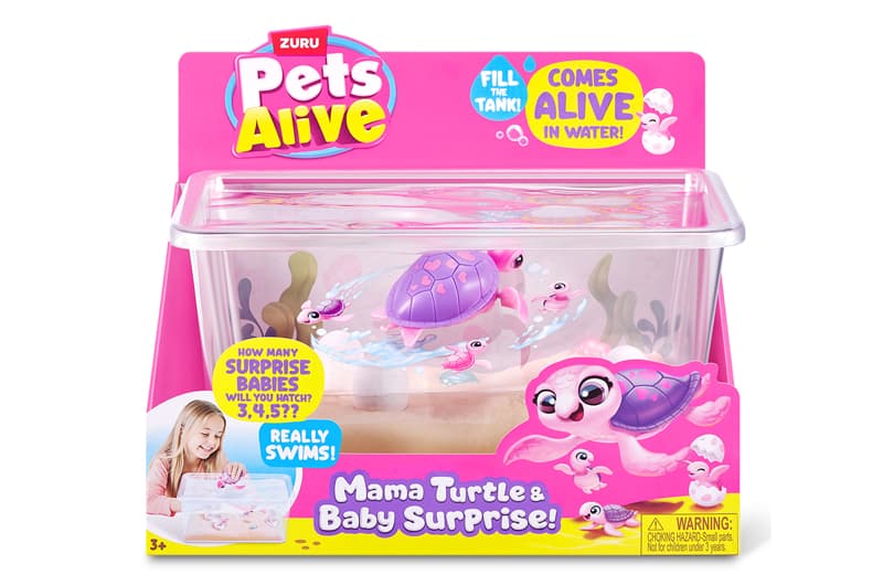 Інтерактивний ігровий набір 9560 PETS ALIVE серії "Mama & Baby Surprise" S1 – МАМА ЧЕРЕПАХА З СЮРПРИЗОМ