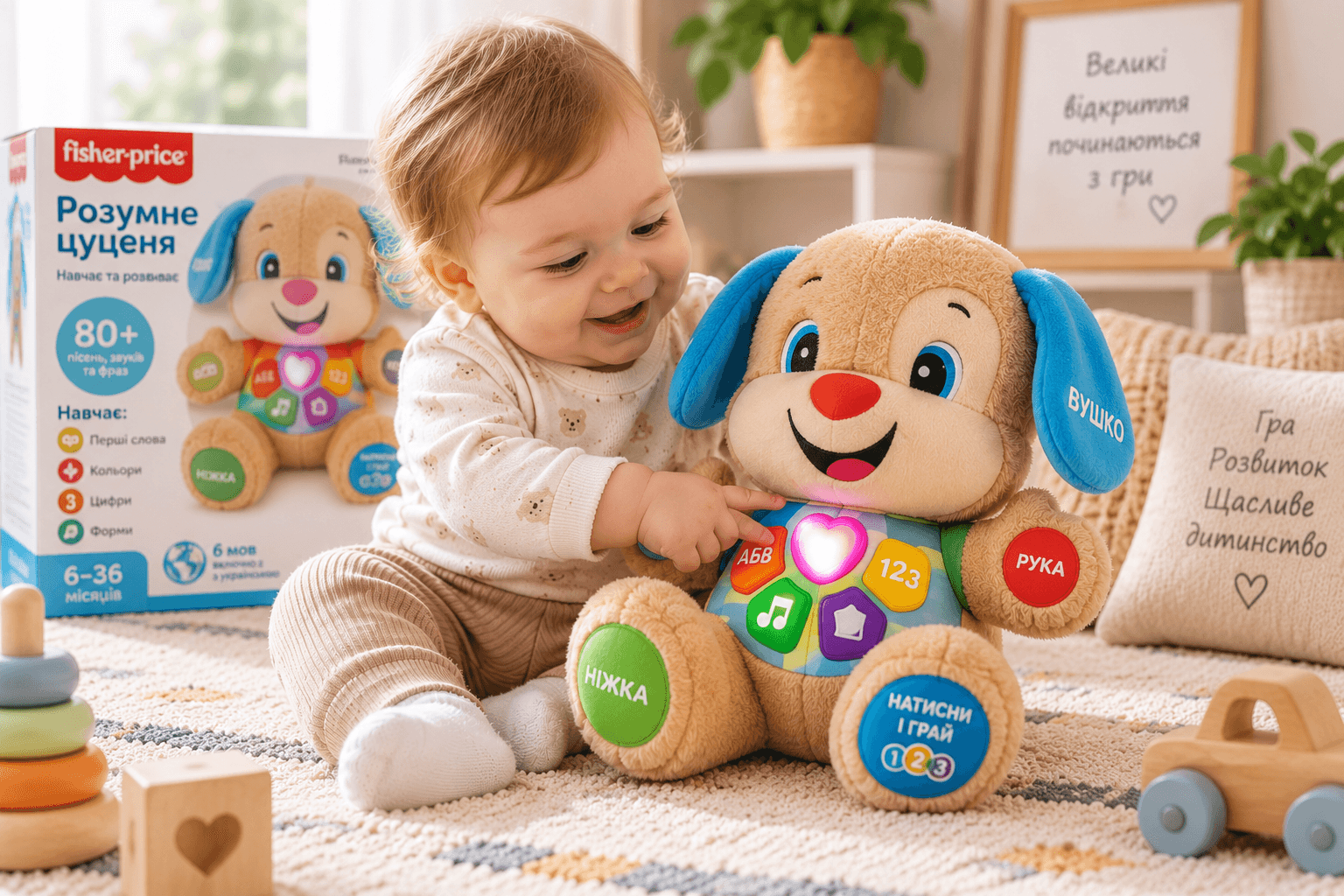 Розумне цуценя Fisher-Price Smart Stages