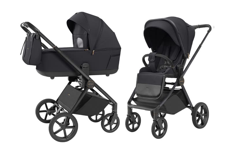 Коляска універсальна CRL-6527 "Ultra" 2in1 Basalt Black CARRELLO