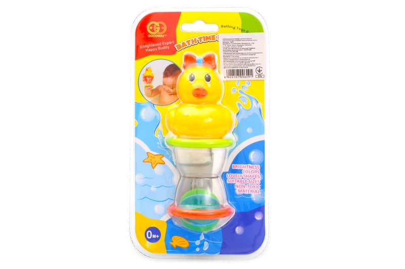 Іграшка для купання 3401 "Каченя" на блістері р.22,5x13,5x5 см YG Toys