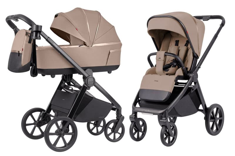 Коляска універсальна CARRELLO Omega CRL-6540/1 Asteroid Beige (2in1)