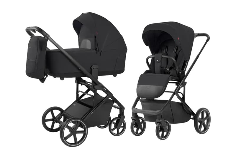 Коляска універсальна CRL-6522 "Alfa" Rock Black 2в1 CARRELLO