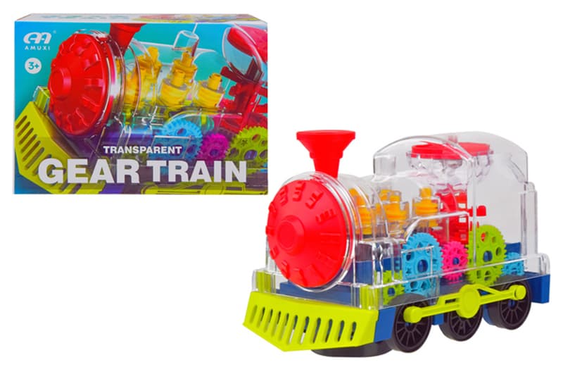 Музичний потяг YG TOYS на батарейках зі світлом, у коробці