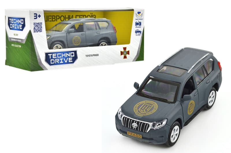 Машина KM6189 "TOYOTA PRADO Кара-Даг Шеврони Героїв" TECHNODRIVE