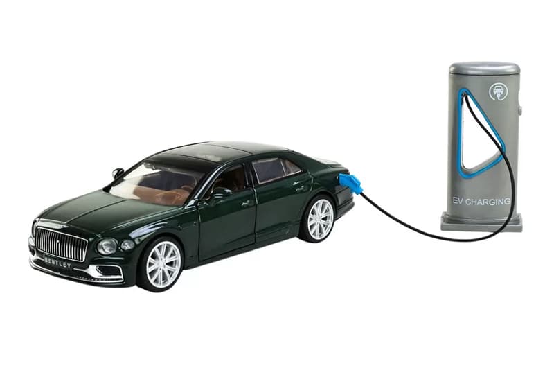 Машина (електро) металева АВТОПРОМ 68718R/ 68718G 1:38 "Bentley Flying Spur Hybrid" батар., світло, звук, відкр.двері, капот, багаж., коробка, фото 6