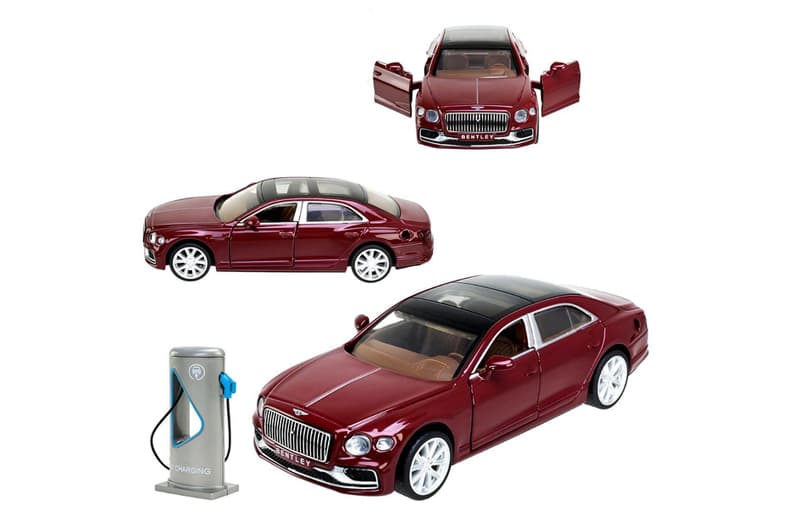 Машина (електро) металева АВТОПРОМ 68718R/ 68718G 1:38 "Bentley Flying Spur Hybrid" батар., світло, звук, відкр.двері, капот, багаж., коробка, фото 3