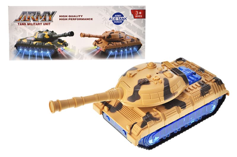 Іграшковий танк YG TOYS 9037B на батарейках зі світлом і музикою, 2 види