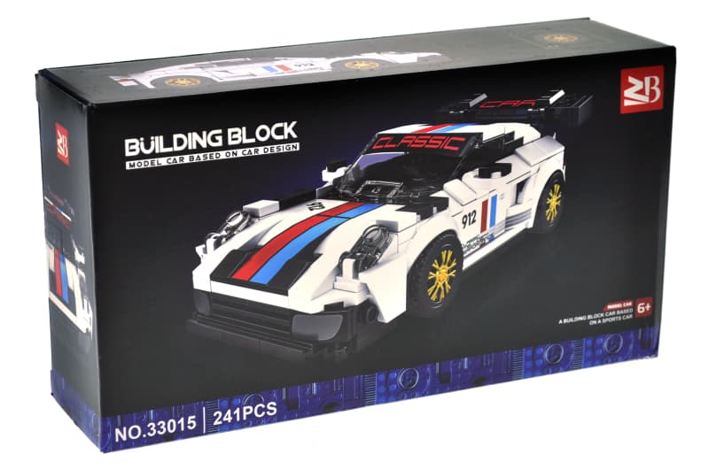 Конструктор 33015 "Гоночна машина" 241 деталь в коробці р.26x14x7 см YG Toys