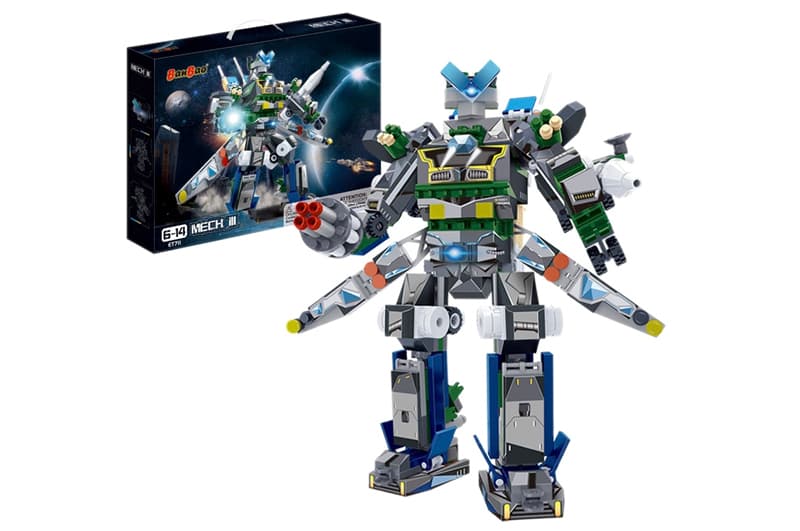 Конструктор-трансформер BanBao Mech 3 «Воїн», 618 деталей, ET711