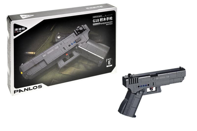 Конструктор YG TOYS «Пістолет G18», 336 деталей
