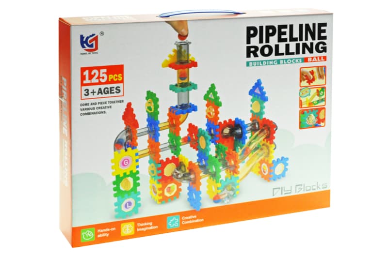 Конструктор-лабіринт «Кулькотрек» YG TOYS, 125 деталей