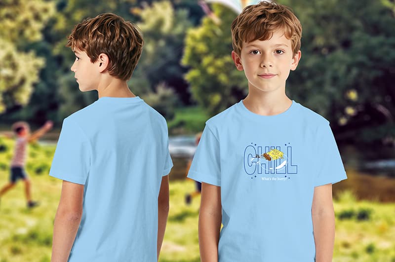 Футболка бавовняна QB-SB-001-18-122-128 SpongeBob Junior 122-128 qbee