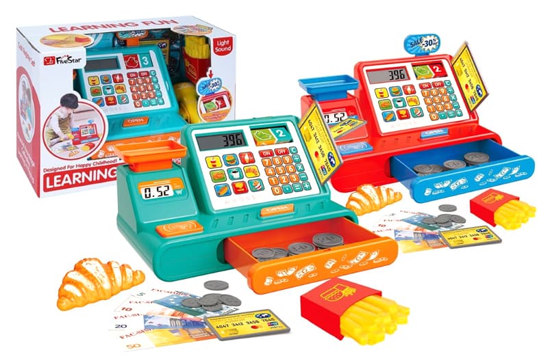 Касовий апарат 35627 на батарейках, в коробці 29x13.5x21 см YG Toys