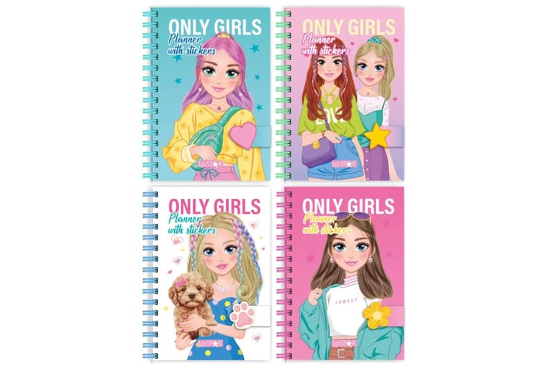 Блокнот для дівчаток LS-01 "Only Girls Planner" В6 Апельсин