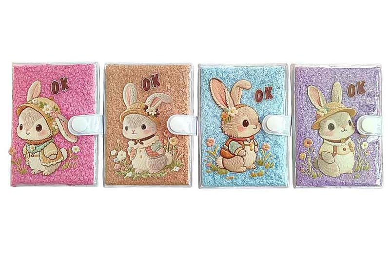 Блокнот на магніті А7, 763845ML Rabbit 2 р.7.4×10.5см, 80 арк