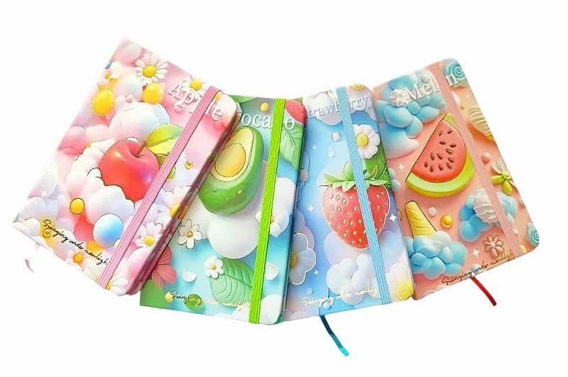 Блокнот на гумці 763616ML, А6 8.7×13.5 cm, 80 арк.,тверда обкладинка Paradise