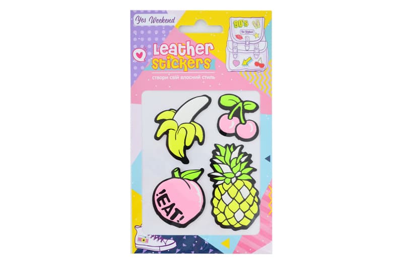 Набір наклейок YES Leather stikers "Exotic fruits"