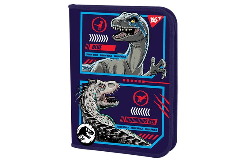 Папка для зошитів YES пластикова на блискавці В5 Jurassic World