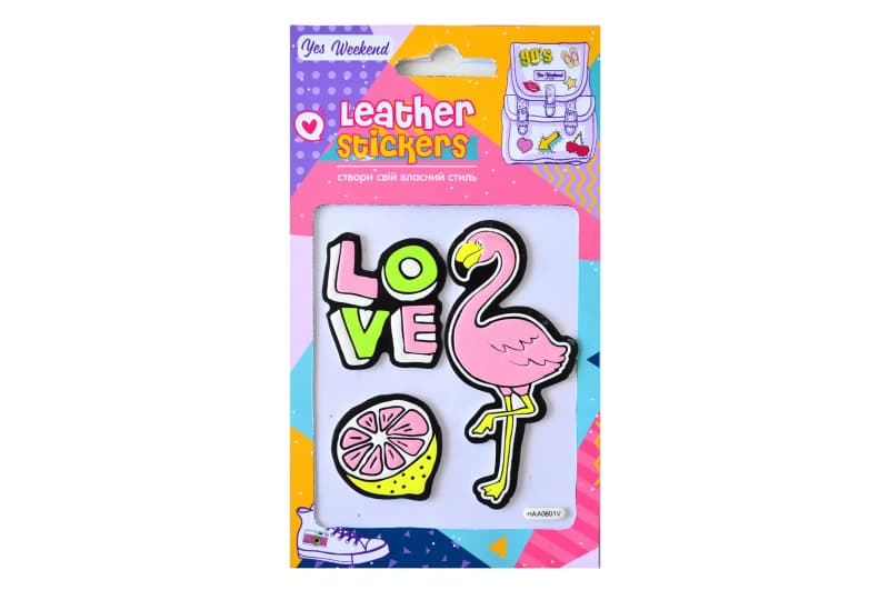 Набір наклейок YES Leather stikers "Flamingo"