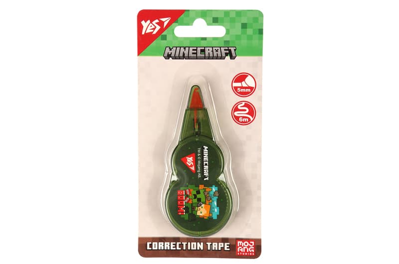 Коректор стрічковий 340115 "Minecraft. Heroes" 5ммx6м YES