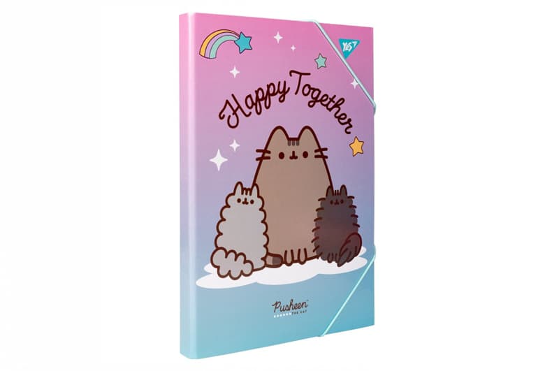 Папка для праці Yes картонна A4 "Pusheen"