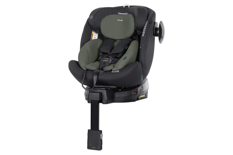 Автокрісло CRL-12807 "Beetle" Green Genesis+ i-Size 40-150см ISOFIX, поворотне CARRELLO