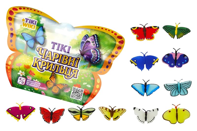 Стретч-іграшка у вигляді тварини TIKI WIKI – ТІКІ ЧАРІВНІ КРИЛЬЦЯ (у диспл.) Kiddisvit