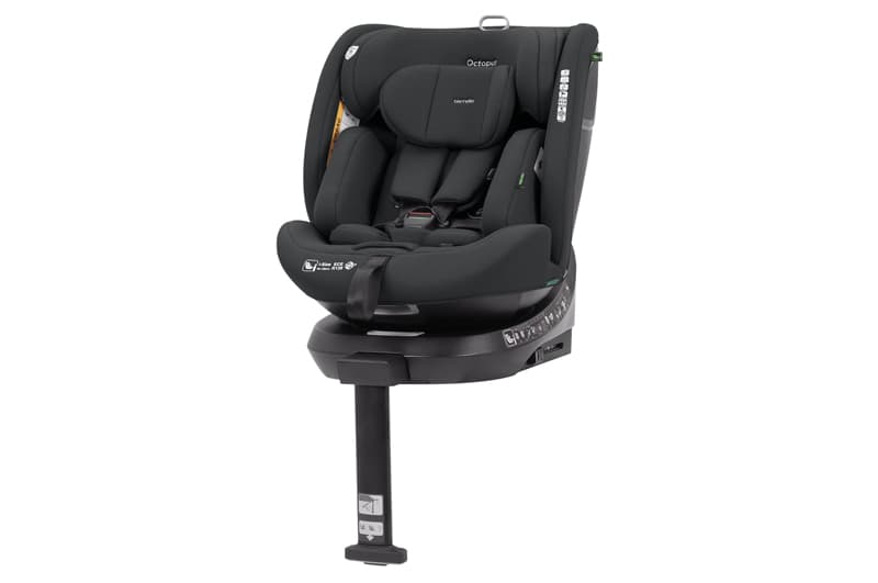 Автокрісло Octopus CRL-16002 Deepwater Grey i-Size 40-150 см ISOFIX, поворот, опорна стійка CARRELLO
