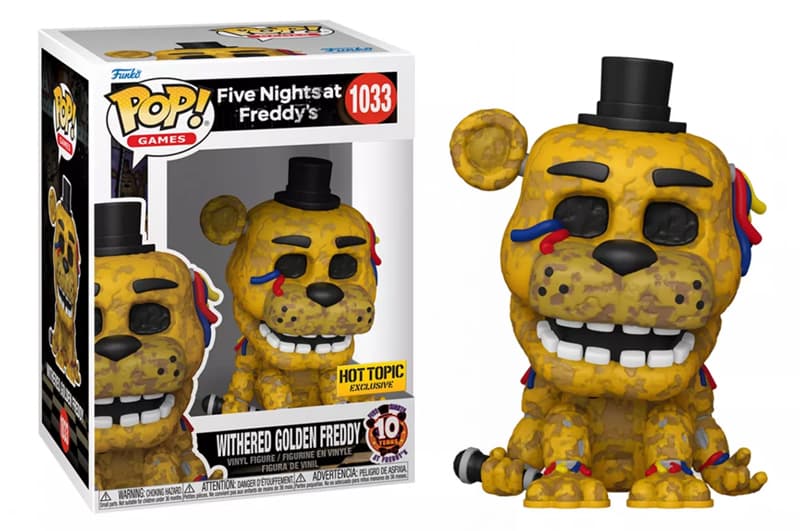 Ігрова фігурка 83091 "5 ночей у Фредді, поламаний золотий Фредді" FUNKO POP