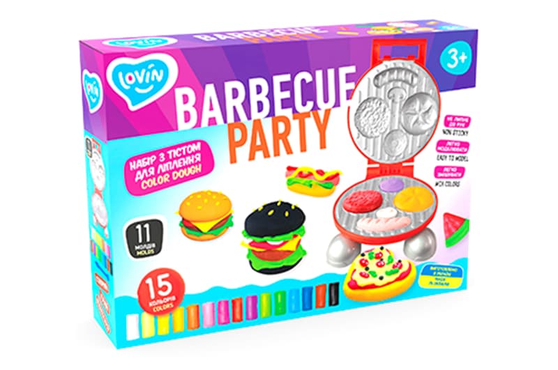 Набір для ліплення з тістом «Barbecue Party» ОКТО 41194