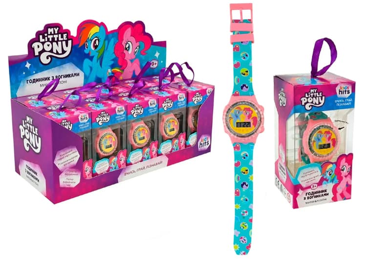 Годинник KH75/003L My Little Pony зі світлом, дисплей бокс