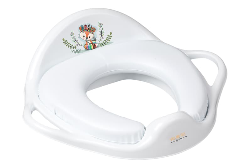 Туалетне сидіння м'яке DZ-020-103-LISEK "Дикий захід: Лисичка" біле TEGA
