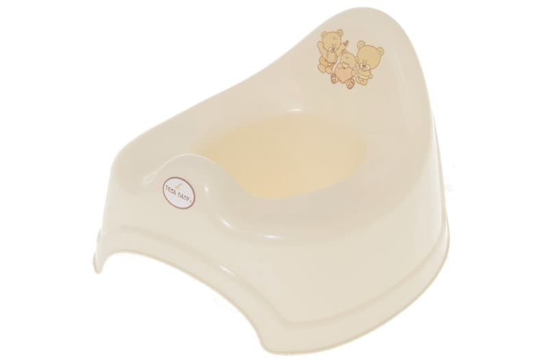 Горщик музичний PO-038-119 "Ведмедики" бежевий TEGA