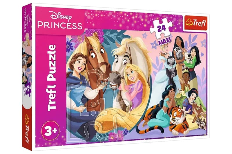 Пазли Trefl MAXI, 24 елементи «Принцеси Disney», 14379
