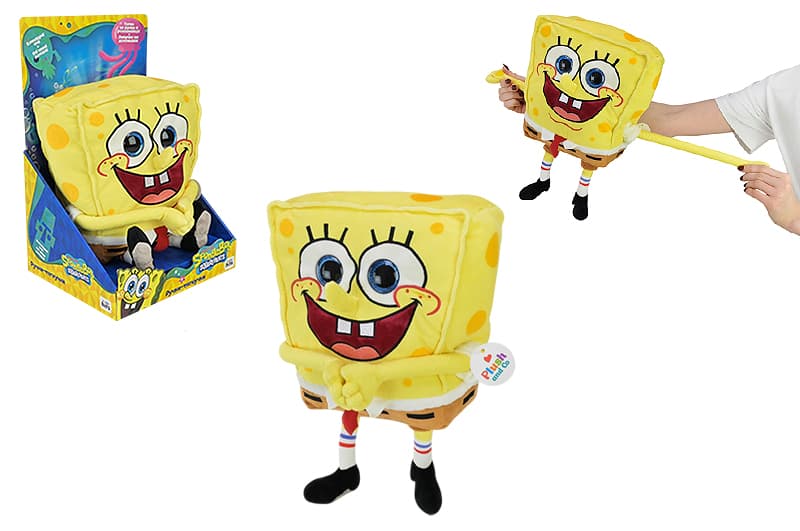 М'яка іграшка KH102/001L "Губка Боб" 35см у коробці р. 24x20x37 см Sponge Bob