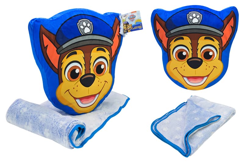 М'яка подушка з пледом KH70/001L Paw Patrol р. 38x41x7см плед, р.118x80см Kids Hits