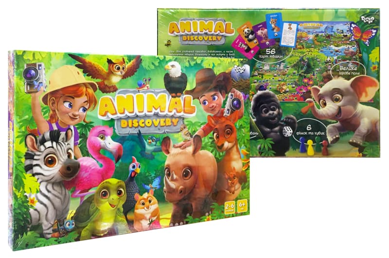 Настільна гра G-AD-01-01U "Animal Discovery" DANKO