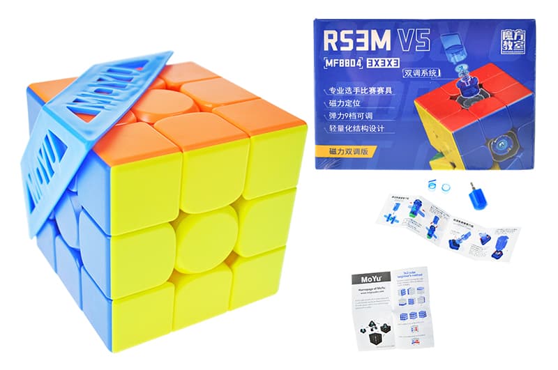 Кубик Рубика MF8804 магнітний 3x3 MoYu RS3M V5 Dual Adjustment
