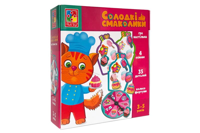 Настільна гра "Солодкі смаколики" VT1804-42 VladiToys