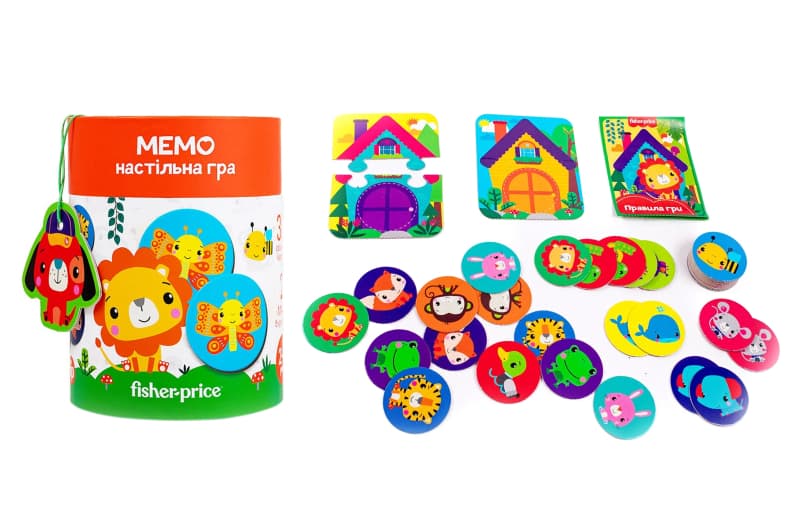 Настільна гра «Мемо» Fisher Price, Vladi Toys VT2910-04
