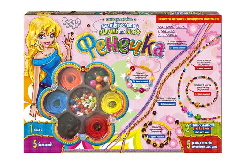 Набір для творчості Ф6-М-1 "Фенечка" DANKO