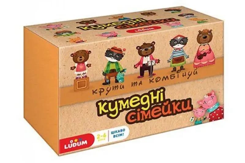 Настільна гра «Кумедні сімейки» LD1049-56, Ludum