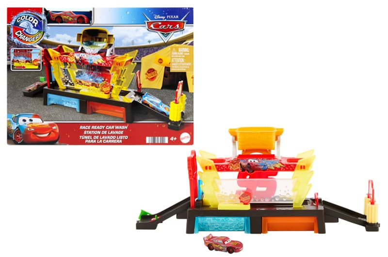 Ігровий набір «Автомийка» Mattel JBM70 із МакКвіном, «Тачки», «Зміни колір»
