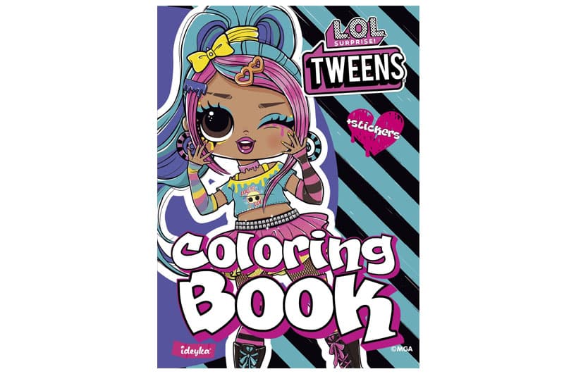 Розмальовка зі стікерами Tweens Emma Emo LCB8 IDEYKA