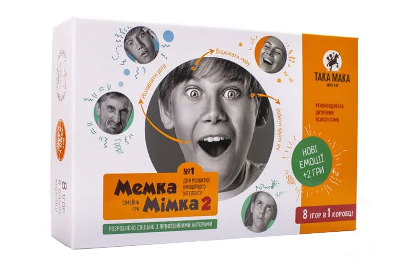 Настільна гра «Мемка-мімка 2» 20002-UA, ТАКА МАКА