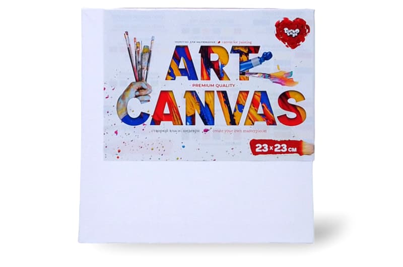 Полотно для малювання AC-23х23 "Art Canvas" р.23x23 см. DANKO